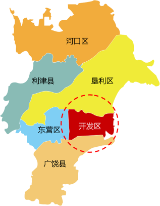 东营市经济开发区地图图片